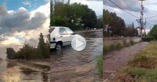 Las Calles Totalmente Inundadas Tras El Paso De La Supercelda - InfoYa