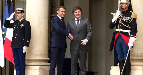 Javier Milei Se Reunió Con Emmanuel Macron En Medio De Un Clima Hostil ...