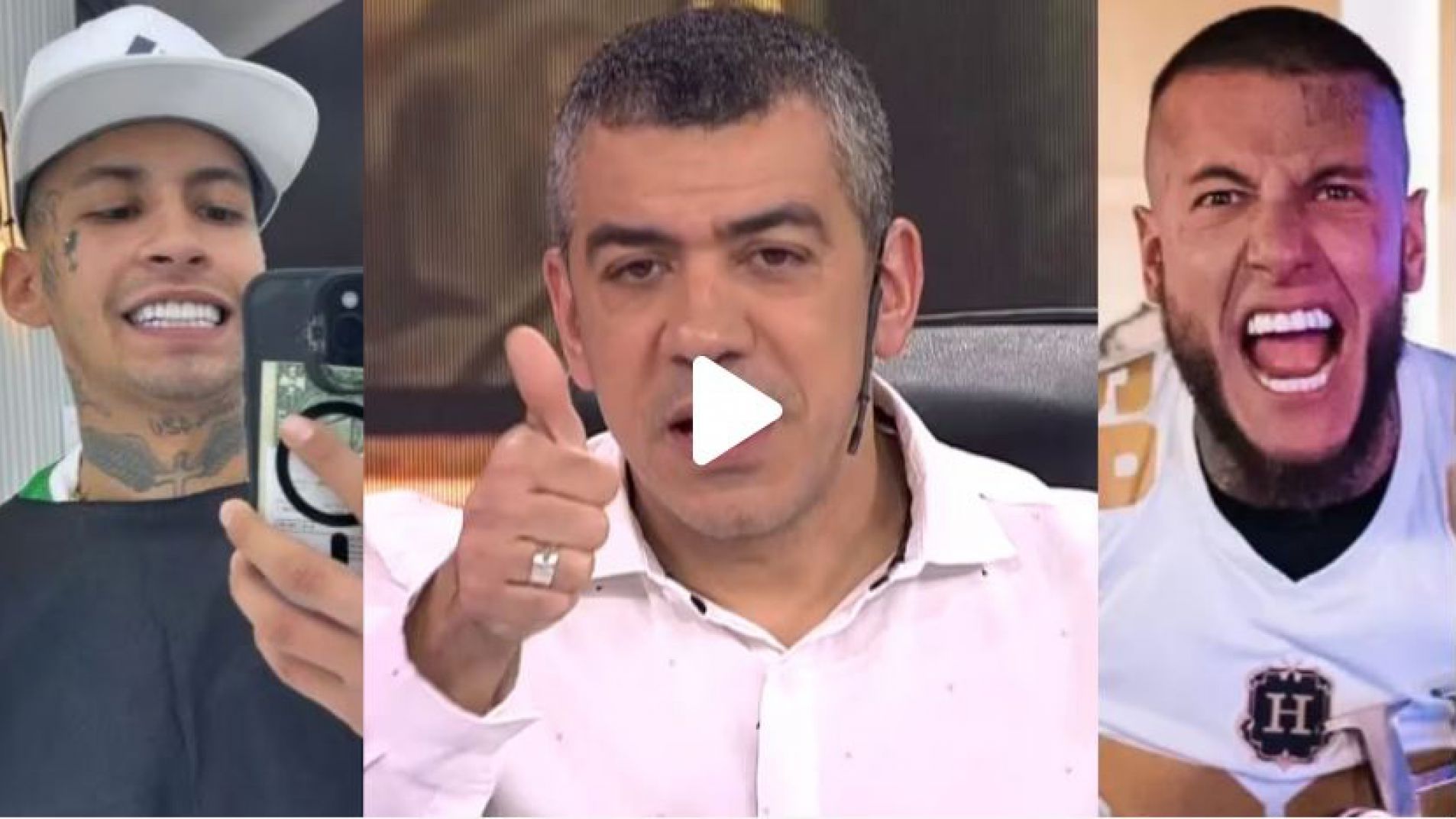 Alex Caniggia se burló de los dientes de L-Gante y le llovieron las críticas